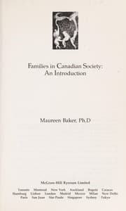 Tapa de Families in Canadian society