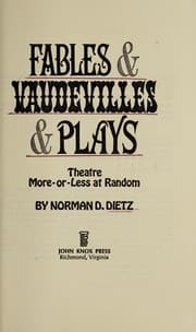 Tapa de Fables & vaudevilles & plays