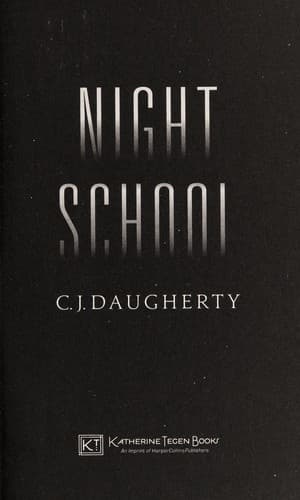 Tapa de Night School