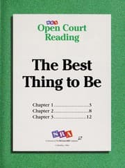 Tapa de The best thing to be