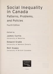 Tapa de Social inequality in Canada