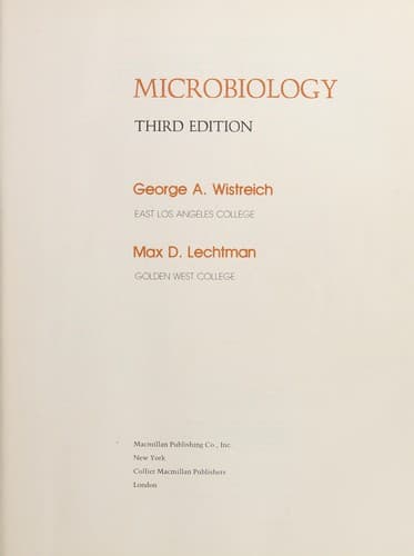 Tapa de Microbiology