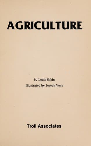 Tapa de Agriculture
