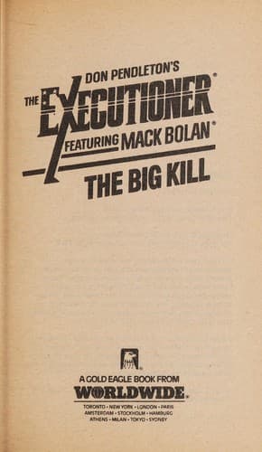 Tapa de Big Kill