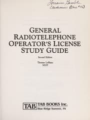 Tapa de General radiotelephone operator's license study guide