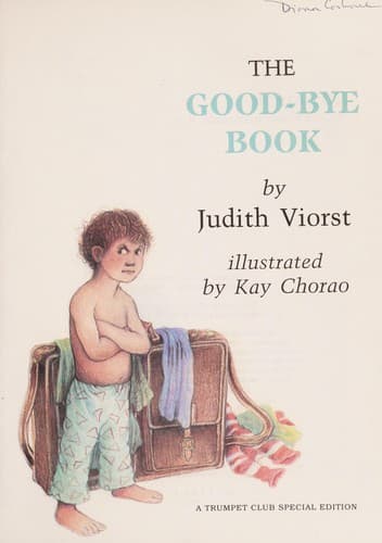 Tapa de The good-bye book