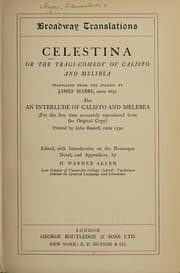 Tapa de Celestina : or, The tragi-comedy of Calisto and Melibea