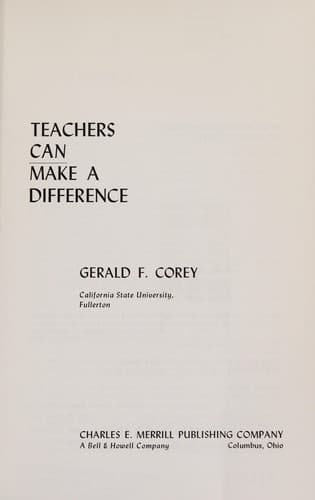 Tapa de Teachers can make a difference