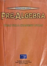 Tapa de Prentice Hall pre-algebra