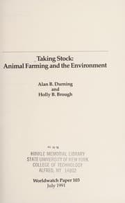 Tapa de Taking stock