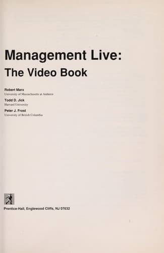 Tapa de Management live