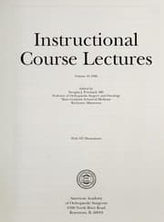 Tapa de Instructional Course Lectures 1996 (Instructional Course Lectures (American Academy of Orthopaedic Surgeons))
