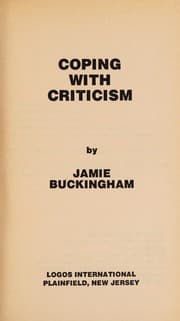 Tapa de Coping with criticism