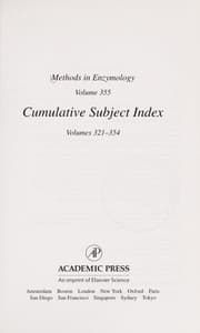 Tapa de Cumulative subject index