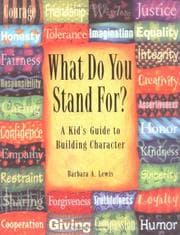 Tapa de What do you stand for?