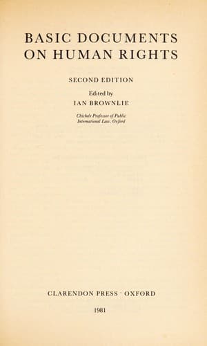 Tapa de Basic documents on human rights