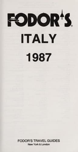 Tapa de FD Italy 1987