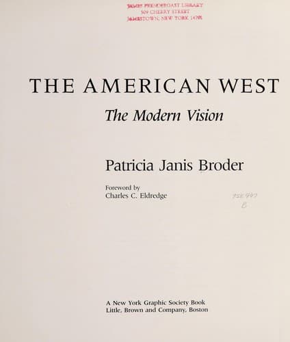 Tapa de The American West