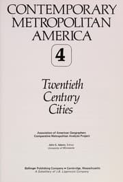 Tapa de Contemporary metropolitan America