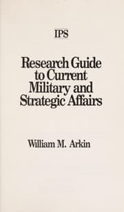 Tapa de Research guide to current military and strategic affairs