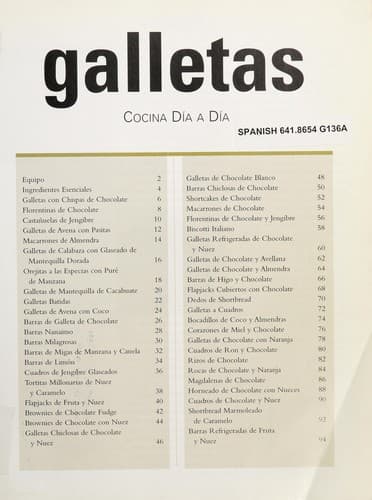 Tapa de Galletas