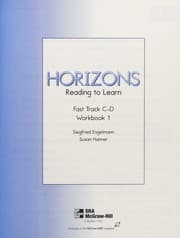 Tapa de Horizons Read to Learn Fast Tr.C-D Txt 2
