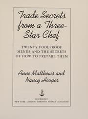 Tapa de Trade secrets from a three-star chef