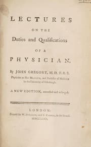 Tapa de Lectures on the duties and qualifications of a physician