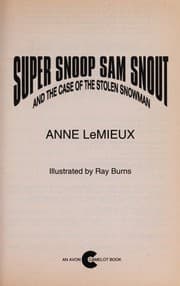 Tapa de Super Snoop Sam Snout and the Case of the Stolen Snowman