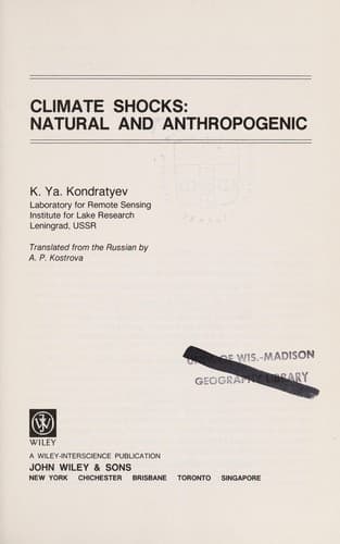 Tapa de Climate change and society