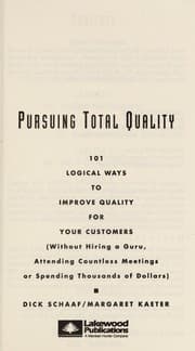 Tapa de Pursuing total quality
