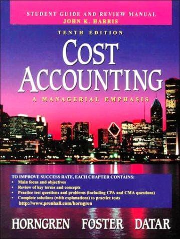 Tapa de Cost Accounting