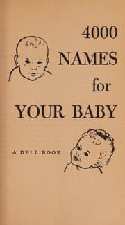 Tapa de Four Thousand Names for Your Baby