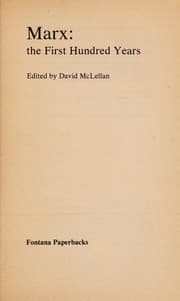 Tapa de Marx, the first hundred years