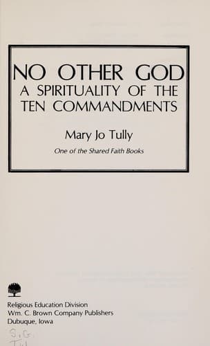 Tapa de No other god
