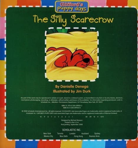 Tapa de The silly scarecrow