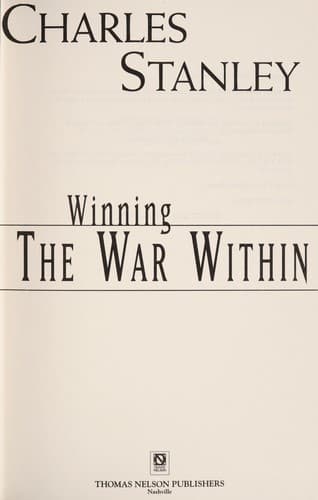 Tapa de Winning the War Within