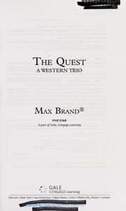 Tapa de The quest