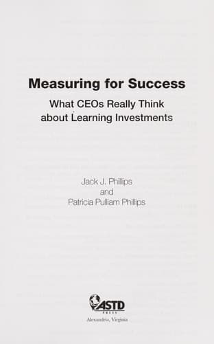 Tapa de Measuring for success