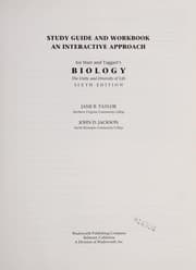 Tapa de Study guide and workbook