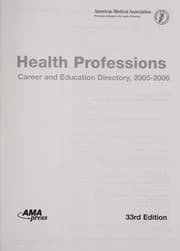 Tapa de Health professions