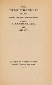 Tapa de The twentieth-century mind