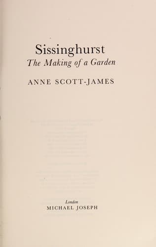 Tapa de Sissinghurst