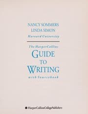 Tapa de The HarperCollins guide to writing