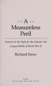 Tapa de A measureless peril