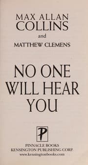 Tapa de No one will hear you