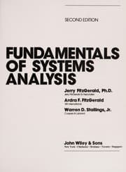 Tapa de Fitzgerald Fundamentals of Systems Ana