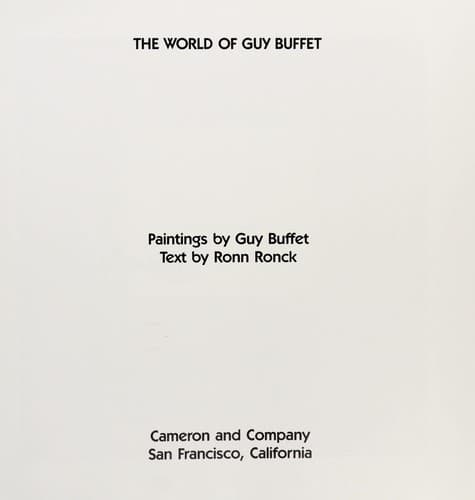 Tapa de The World of Guy Buffet