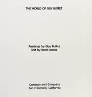 Tapa de The World of Guy Buffet
