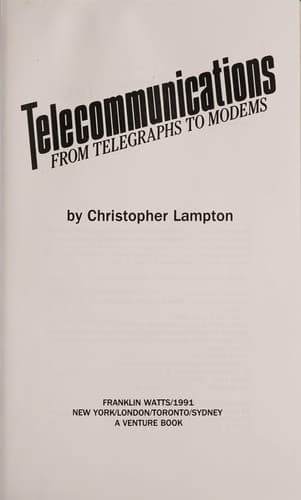 Tapa de Telecommunications
